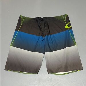 Oakley Blade Multi-Colored Board Shorts Swim Trunks (Men’s Size 40 Waist)